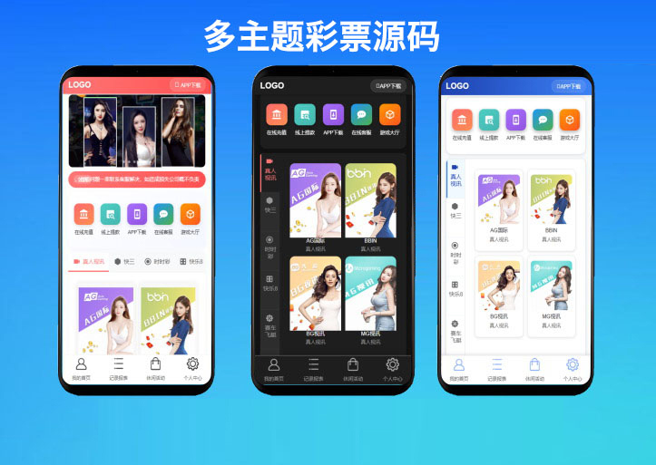 【首发】多乐游戏三主题模板彩票系统源码双玩法+分红契约洗码+usdt支付后台可控+真人视讯